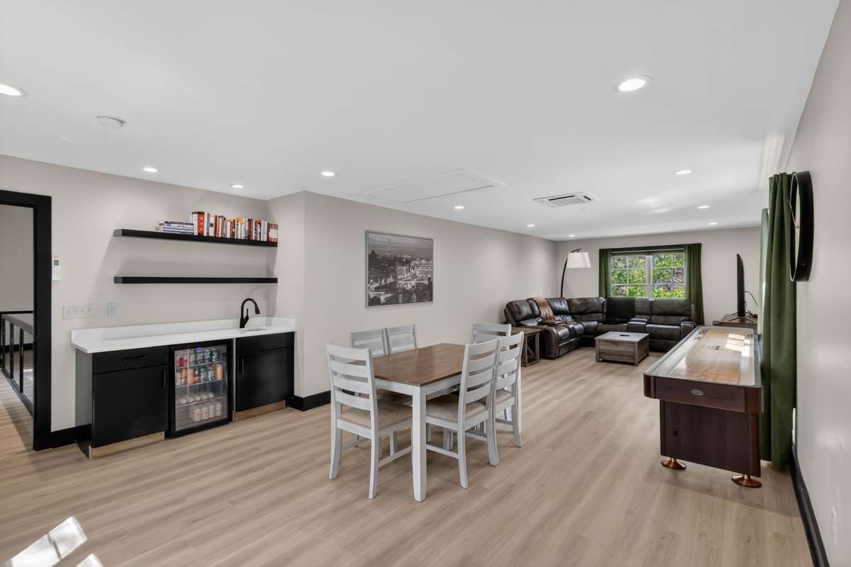 Expansive bonus room on the second level provides versatile space ideal for a media room, playroom, or additional living area.
