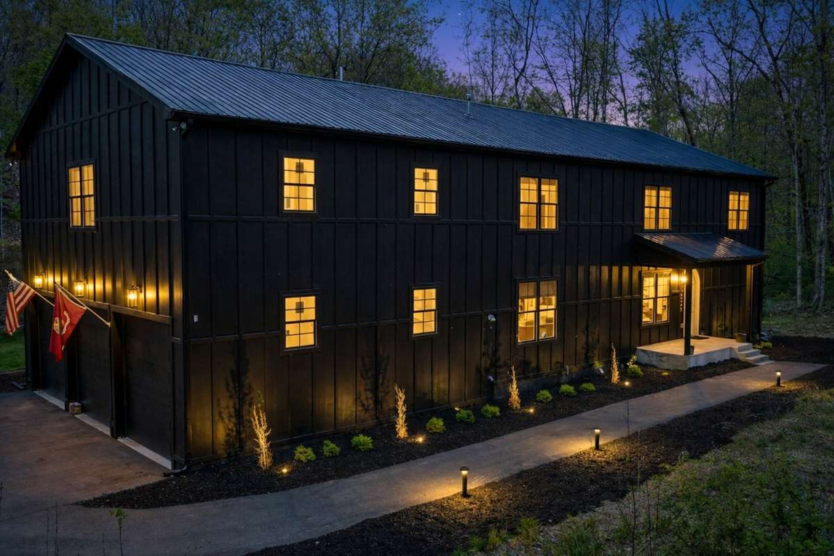 Enjoy peaceful nighttime views and a tranquil evening ambiance.