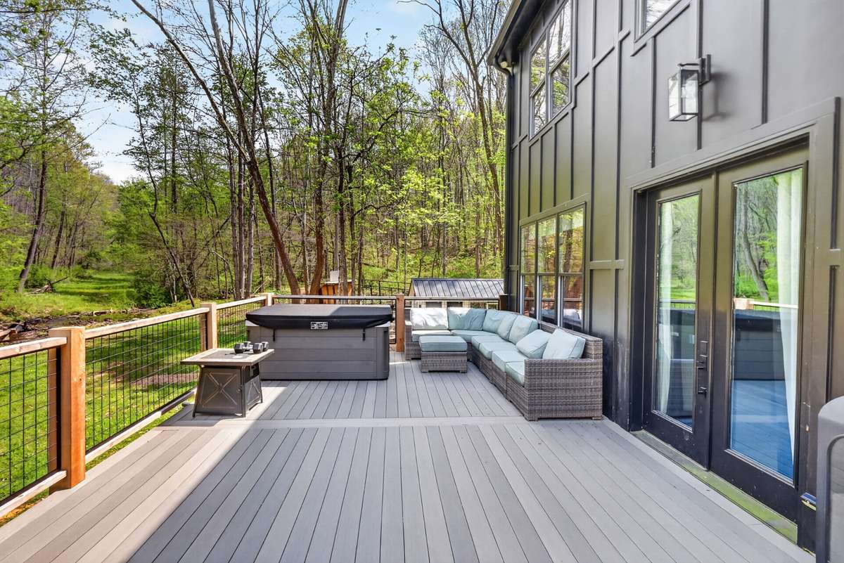 New 20'x60' engineered wood deck (hot tub negotiable)