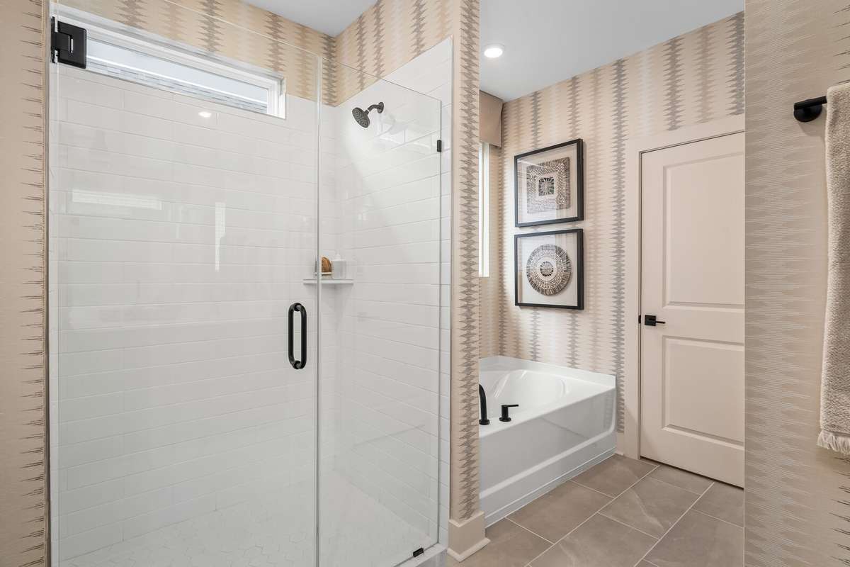 Separate shower and tub *Photo for example only - previously built Ellsworth*