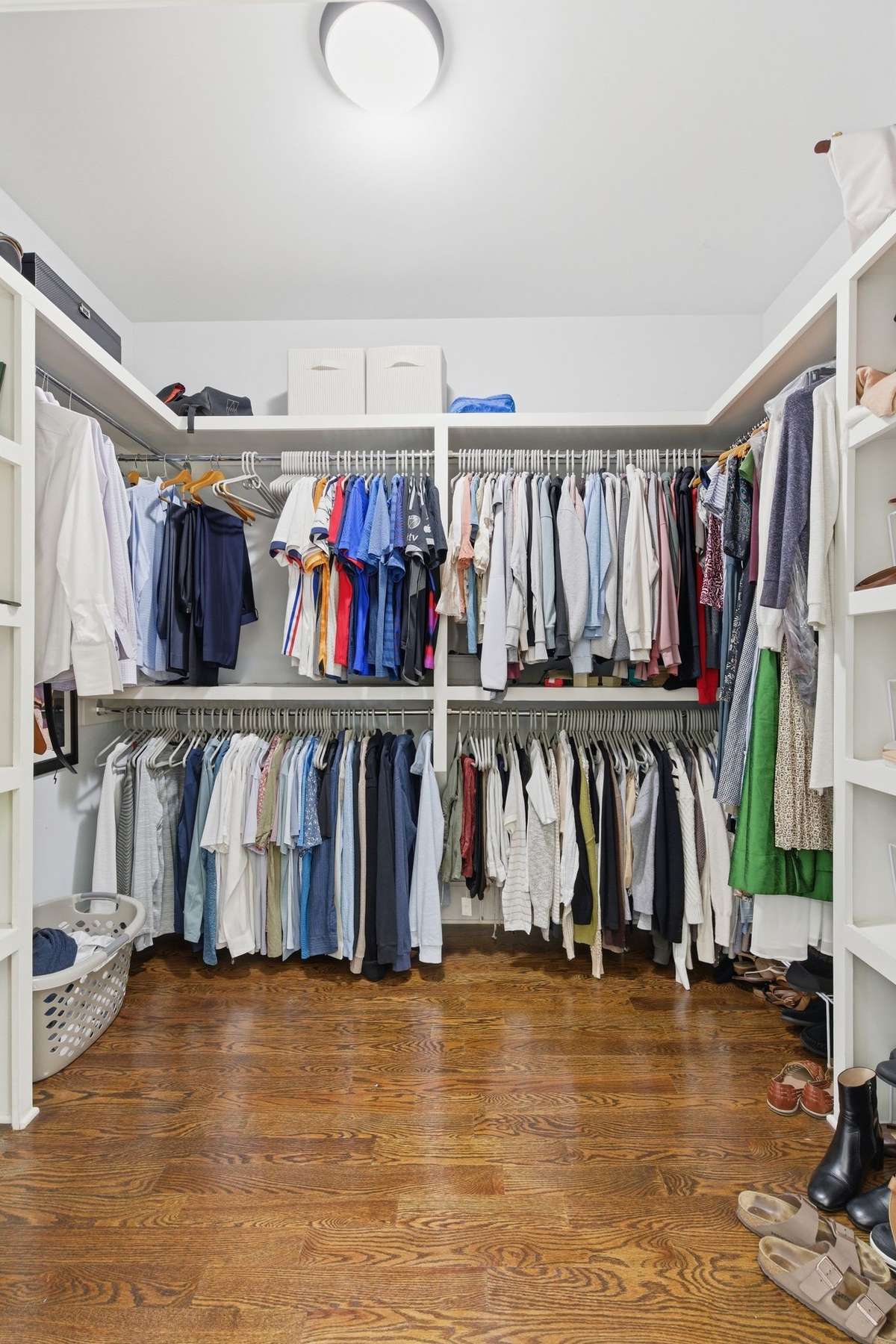 Huge Primary Walk In Closet
