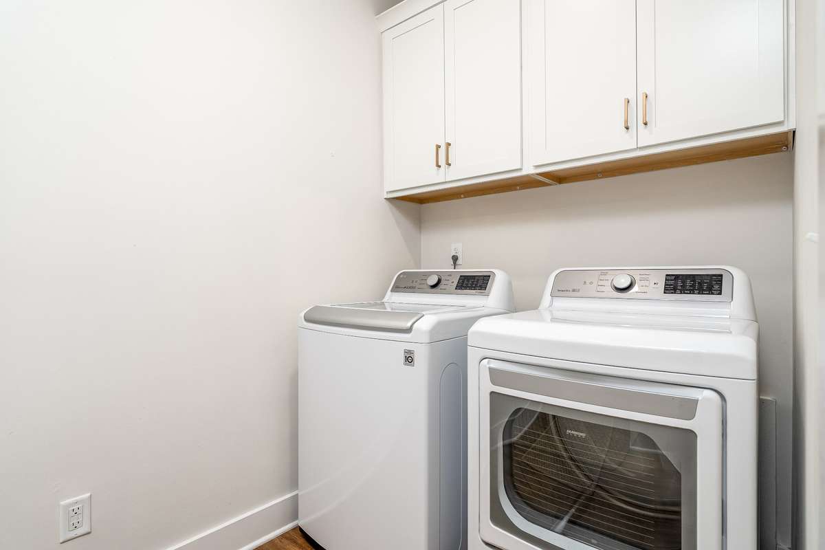 Laundry Room located just off the Kitchen