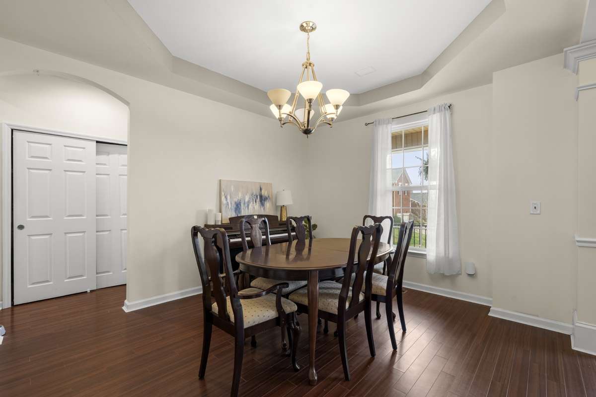 Formal dining room.