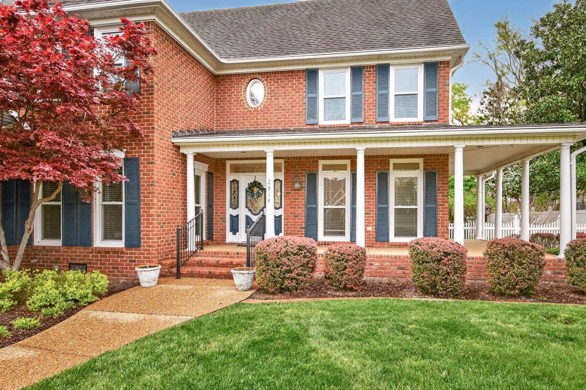 This home comes with a lovely wrap around porch.