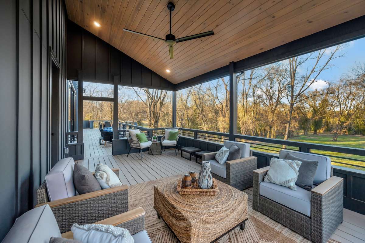 Perfect for Entertaining Oversized Covered Porch off the Great Room & Dining Rms