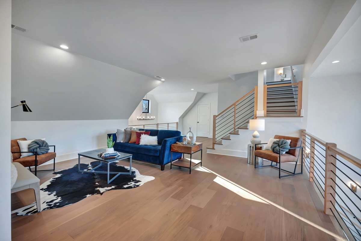 Staircase leads to even more possibilities and space !