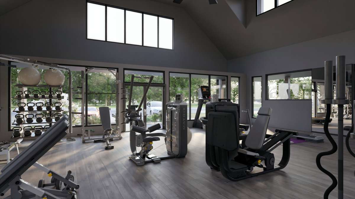 Rendering of Fitness Center