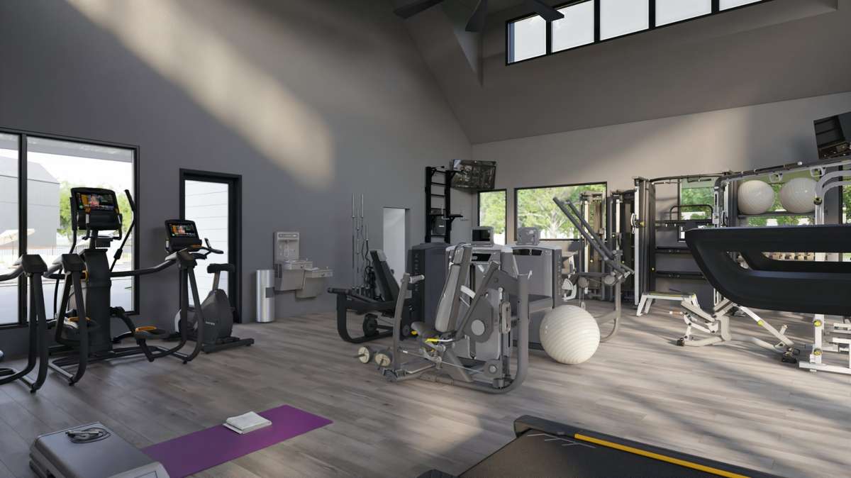 Rendering of Fitness Center