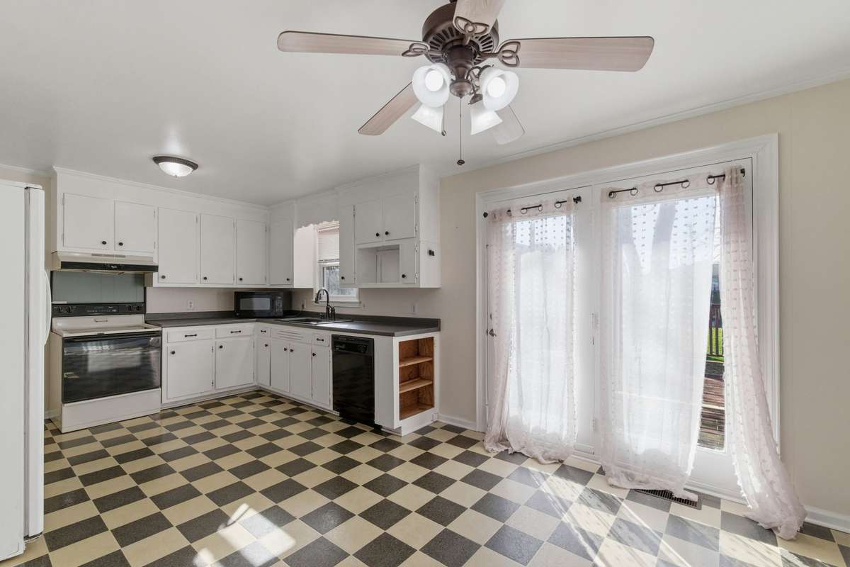 Another view of the Kitchen from the Dining Area.
