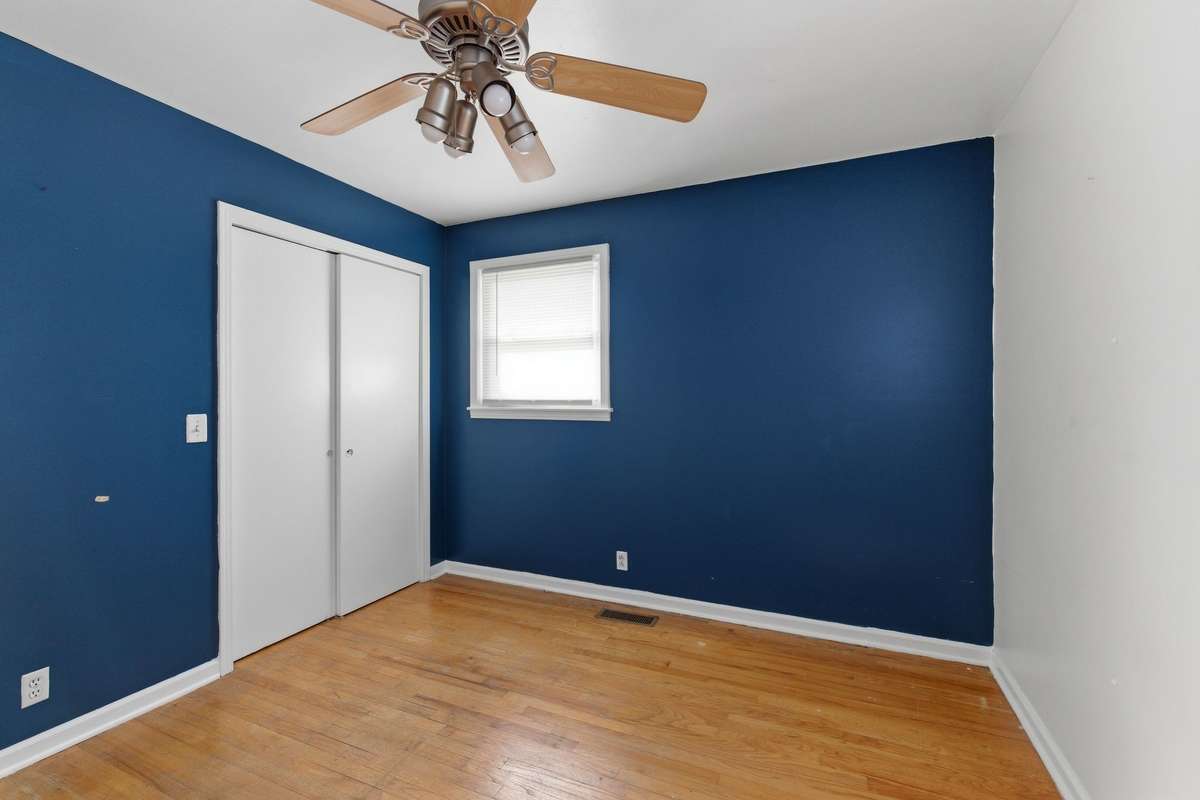 Bedroom #2 also features Original HARDWOOD FLOORS and an EX-LARGE CLOSET.