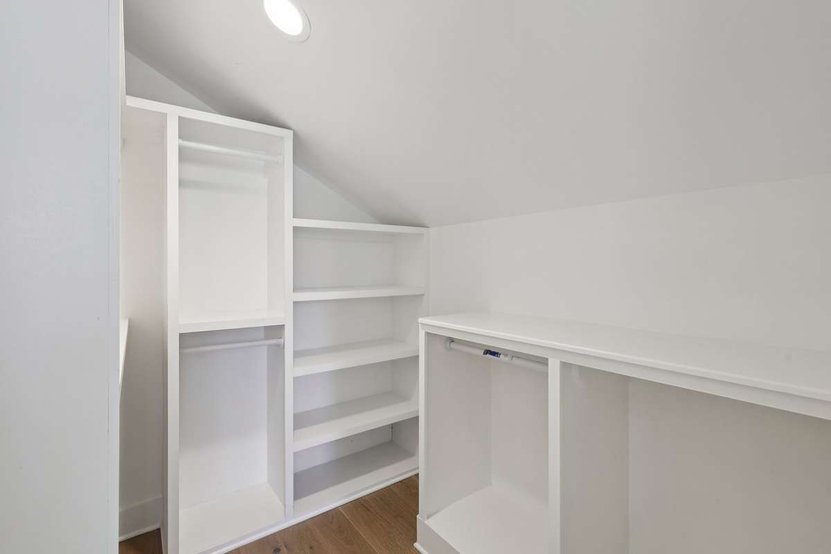Oversized walk-in closet