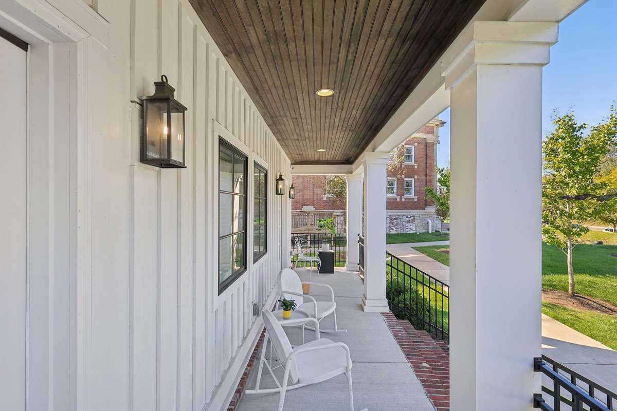 Entry Level Covered Porch