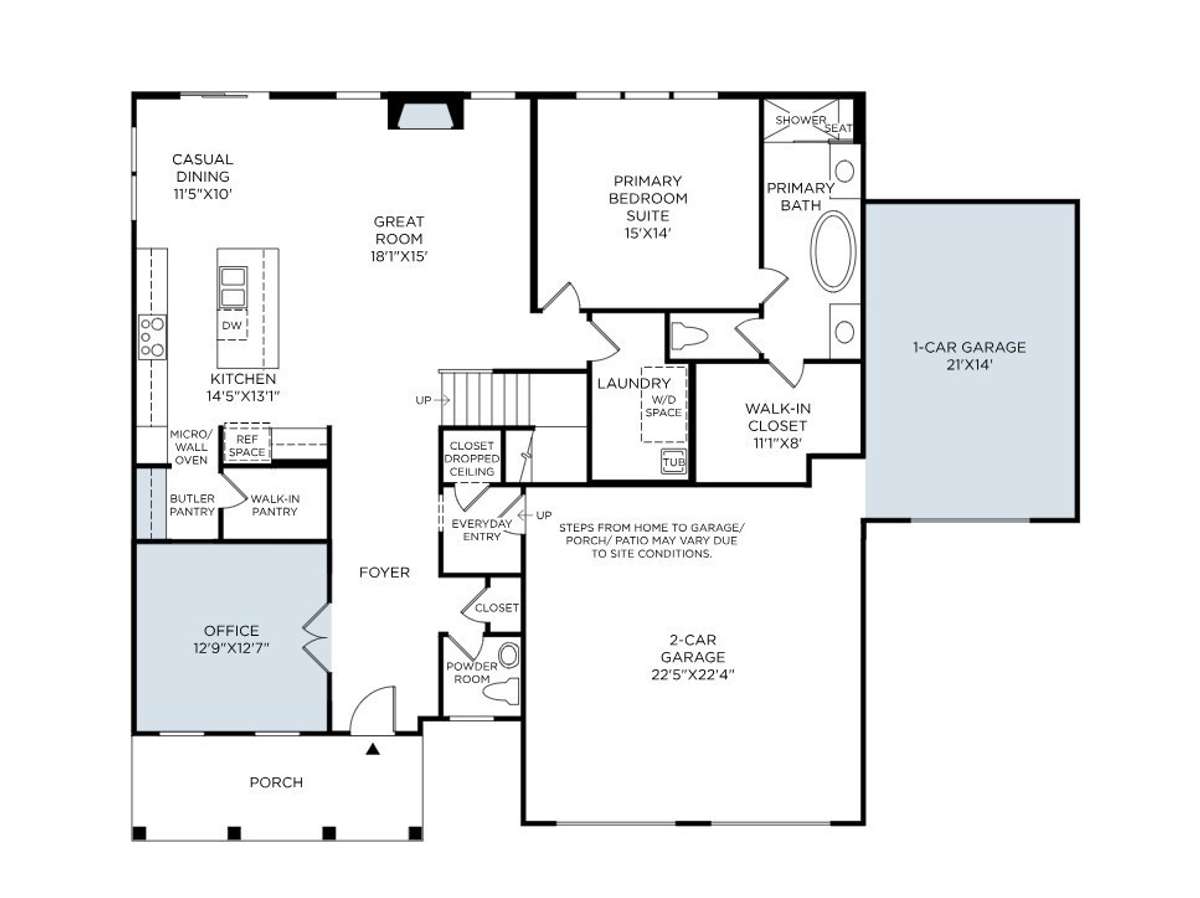 Photos and renderings are for representation purposes only.  Actual finishes may vary.