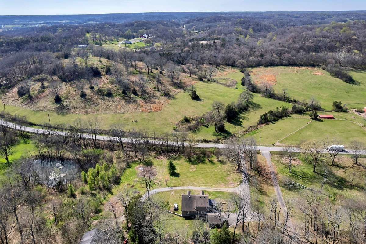 This shows the view of gorgeous land that the front of 1830 overlooks.