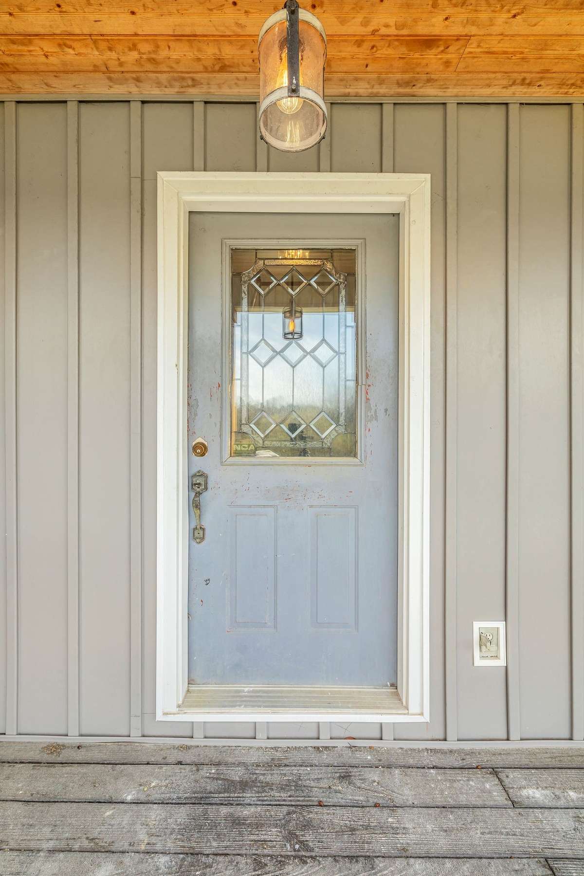 Front door.
