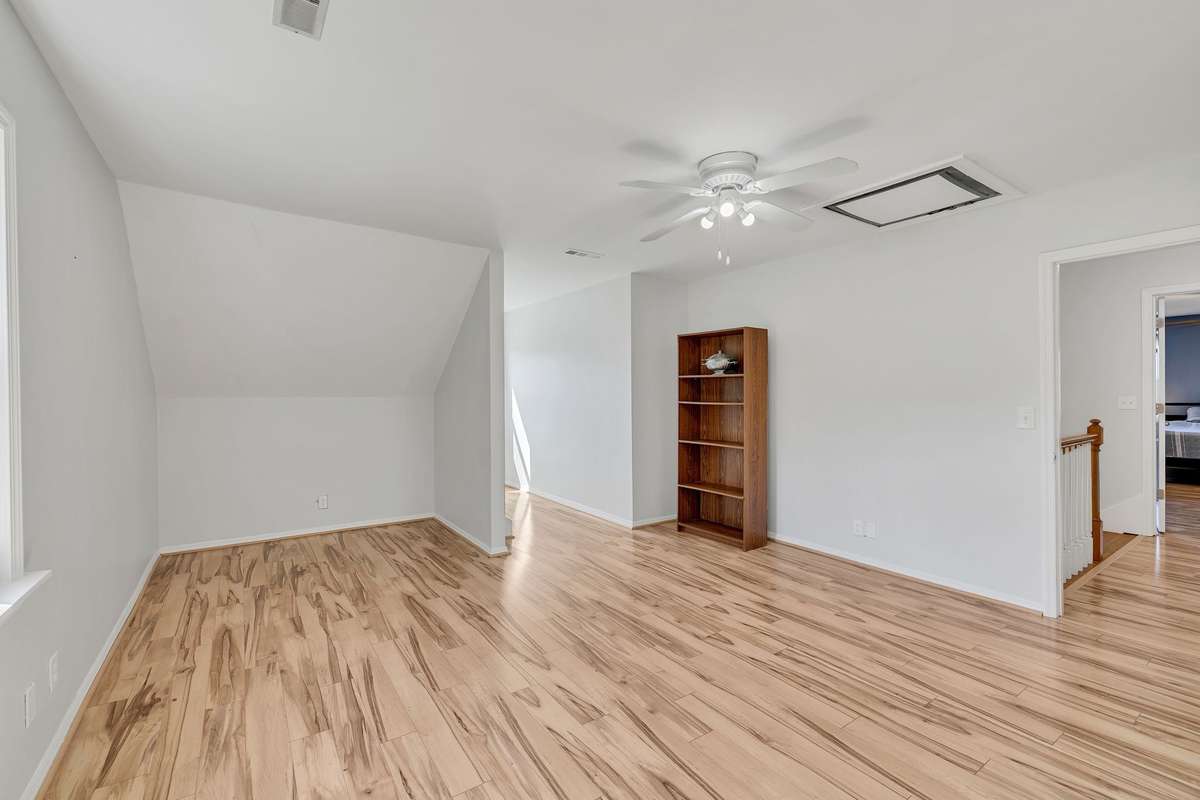 Another view of the upstairs flex room