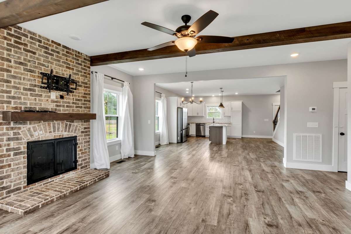 Open concept is great for the whole family to be together and ample space when entertaining guests