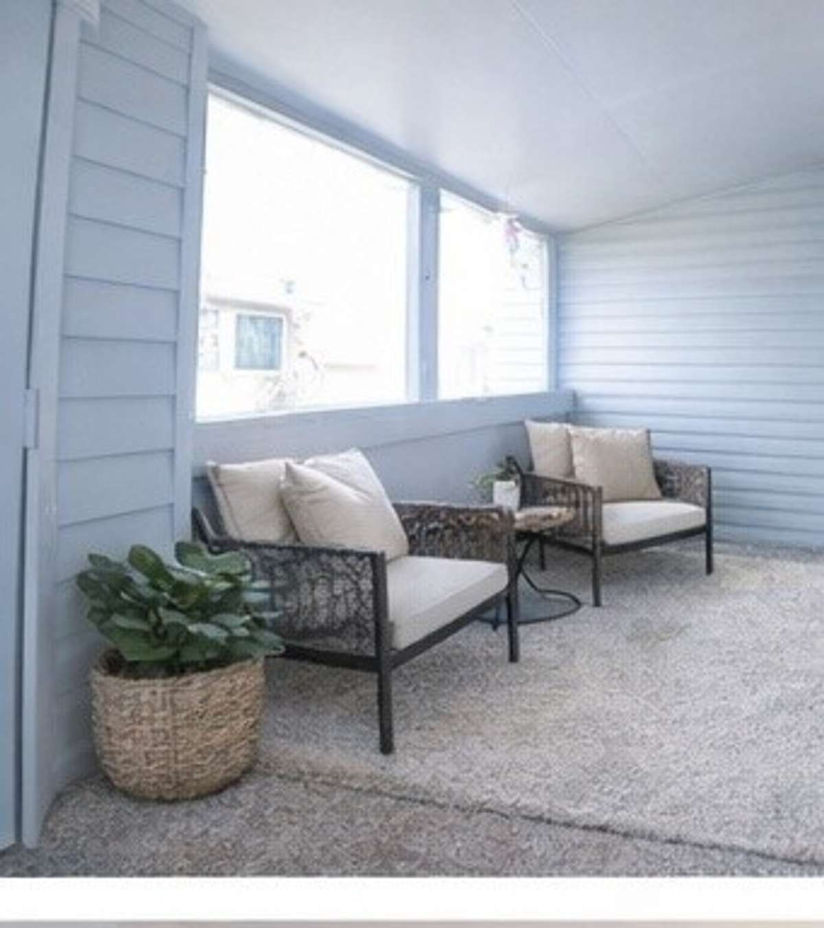 Virtual Staged Screened Porch