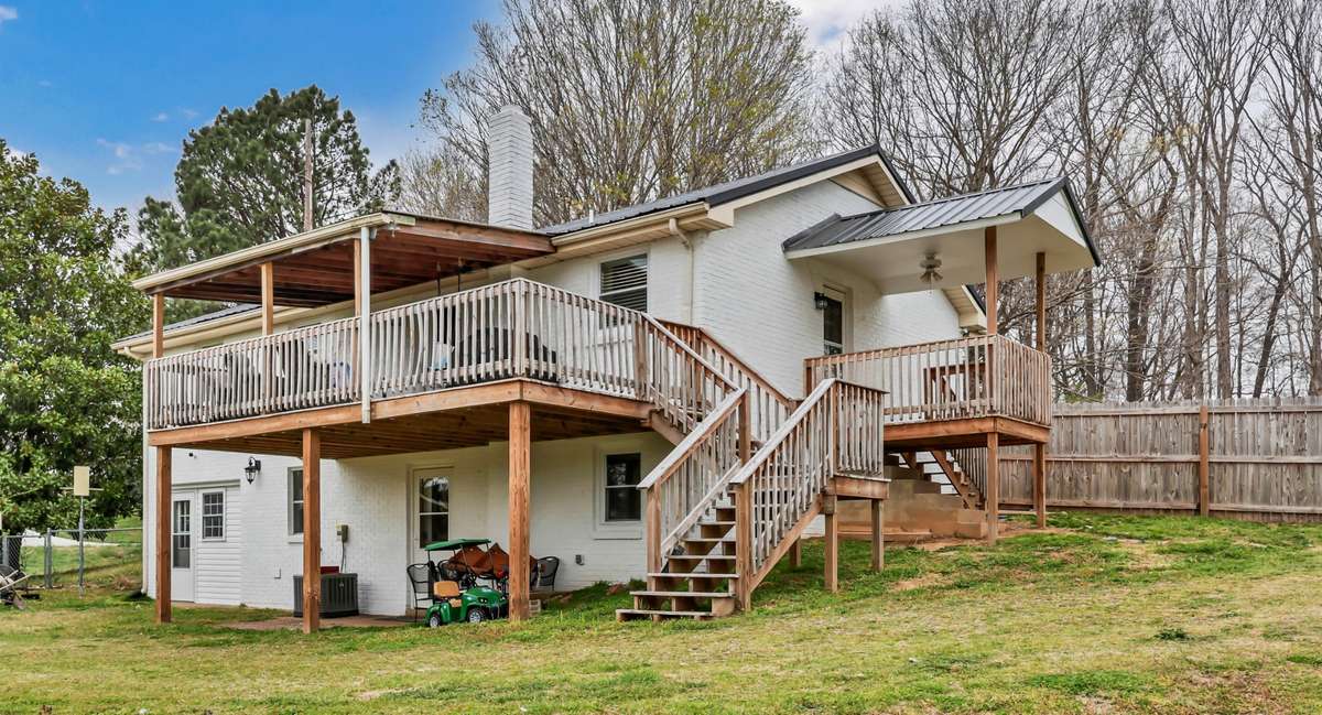 1440 Hickory Point Rd back view of home