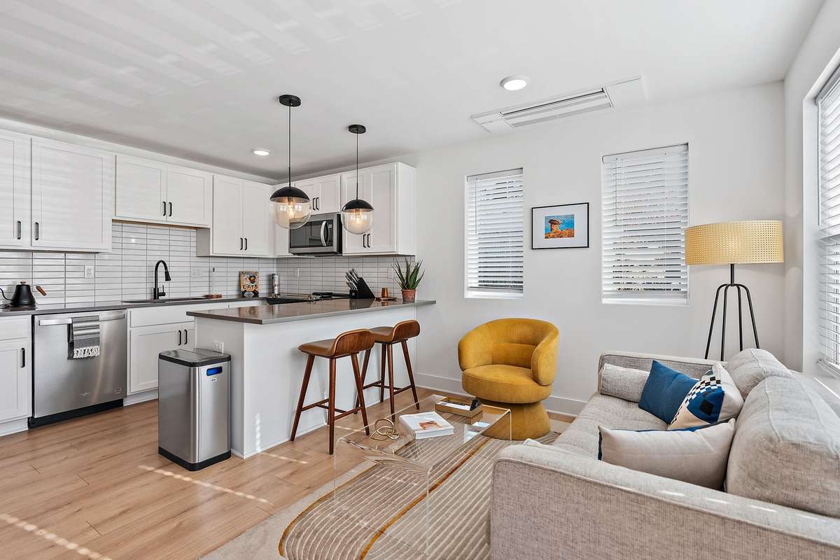 This photo is from a different unit in the development with the same floor plan.