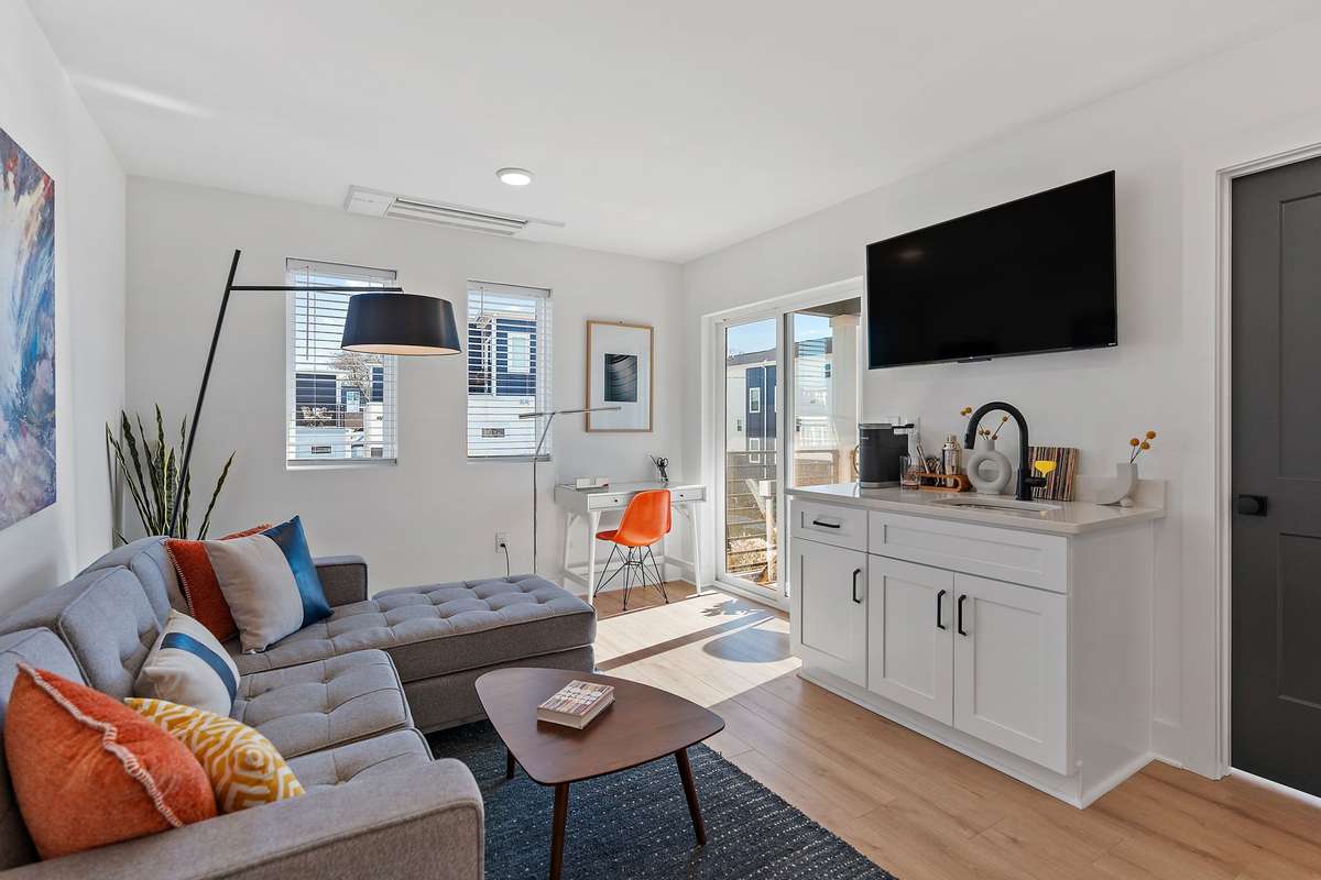 This photo is from a different unit in the development with the same floor plan.