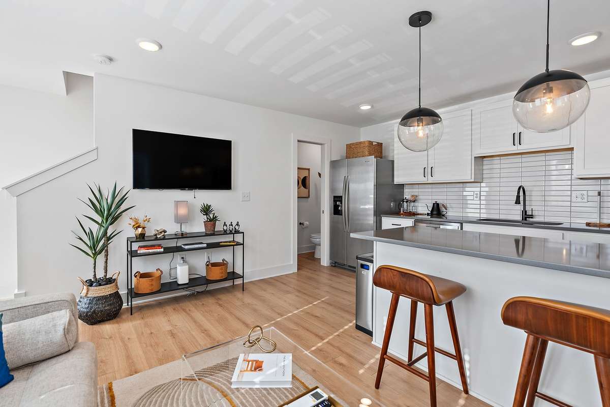 This photo is from a different unit in the development with the same floor plan.