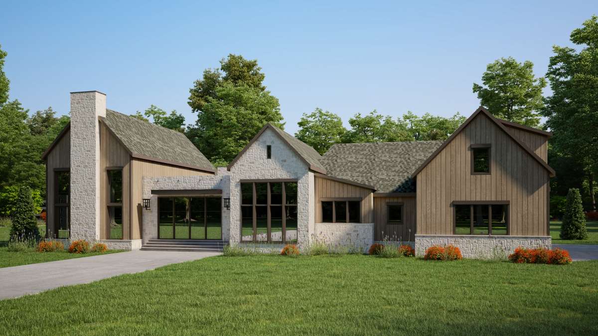 Gracefully set on 5.70 private acres in the premier Arrington Woods community, this exceptional custom home by Cadre Homes offers a rare blend of timeless design and modern luxury. This photo is a conceptual rendering of the completed home.