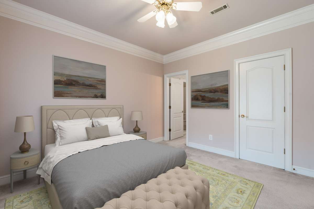 Upstairs Bedroom - Virtually Staged