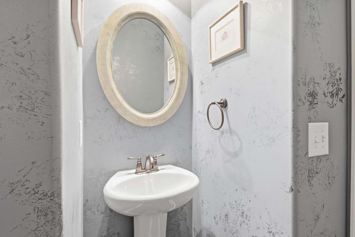 Half bath downstairs