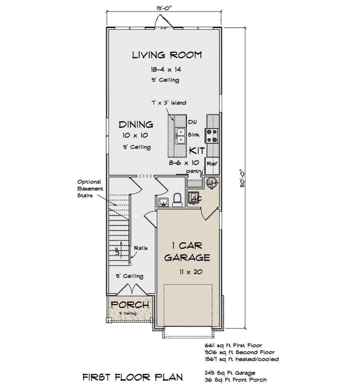 Floorplan with dimensions