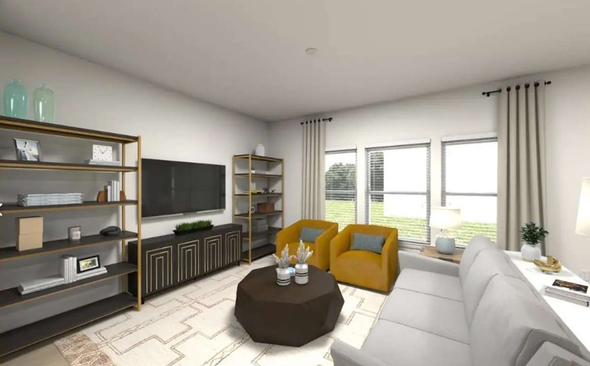 Photo is not of the actual home, but is an inspirational photo of builder’s model home and may depict options, furnishings, and/or decorator features that are not included