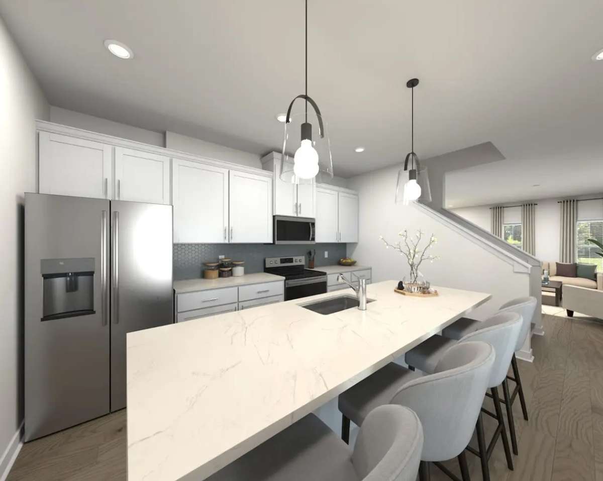 Photo is not of the actual home, but is an inspirational photo of builder’s model home and may depict options, furnishings, and/or decorator features that are not included