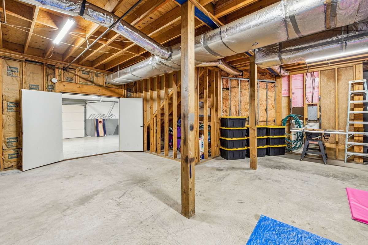 Part of the space that could be made into a finished room