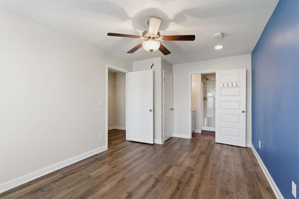 Versatile main level bedroom or office with private en suite bath