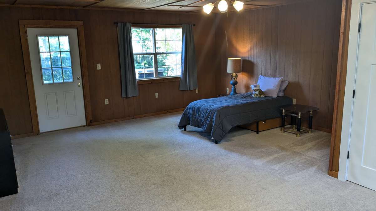 ...and a large bedroom...