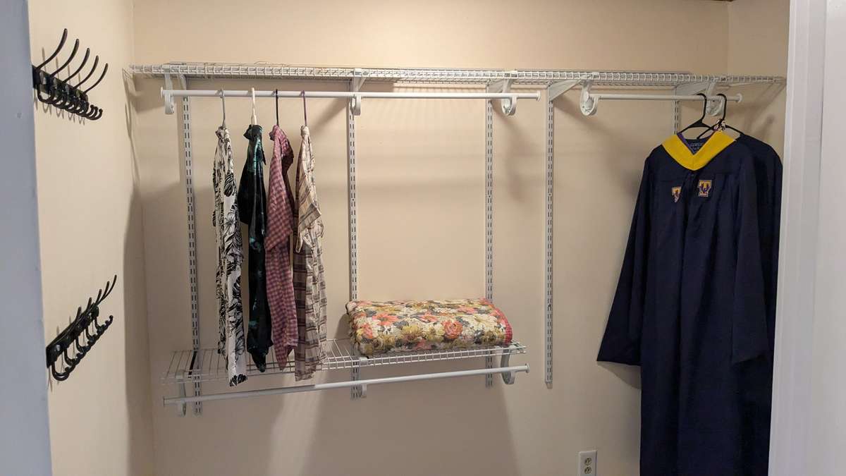 ...and a spacious closet.