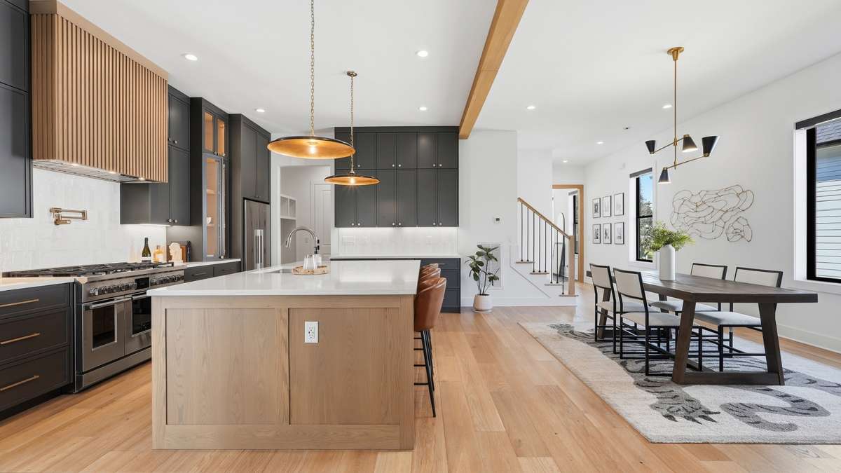 Spacious kitchen with tons of counterspace