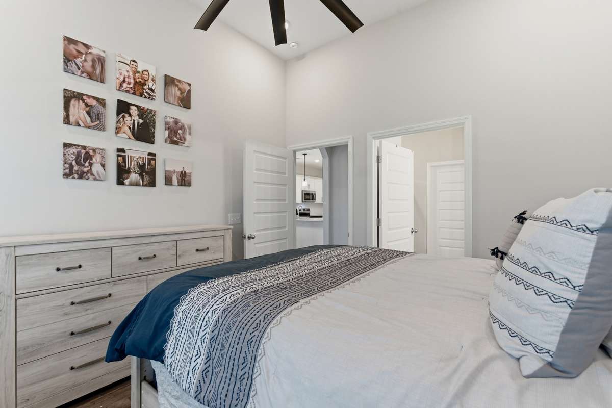 Enjoy the high ceilings and ensuite bathroom