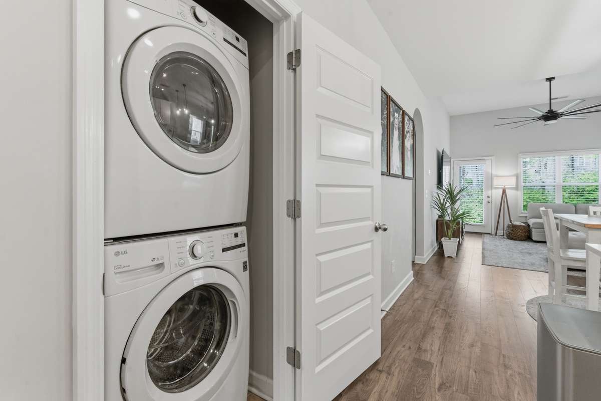 Laundry on the first floor - washer and dryer remain