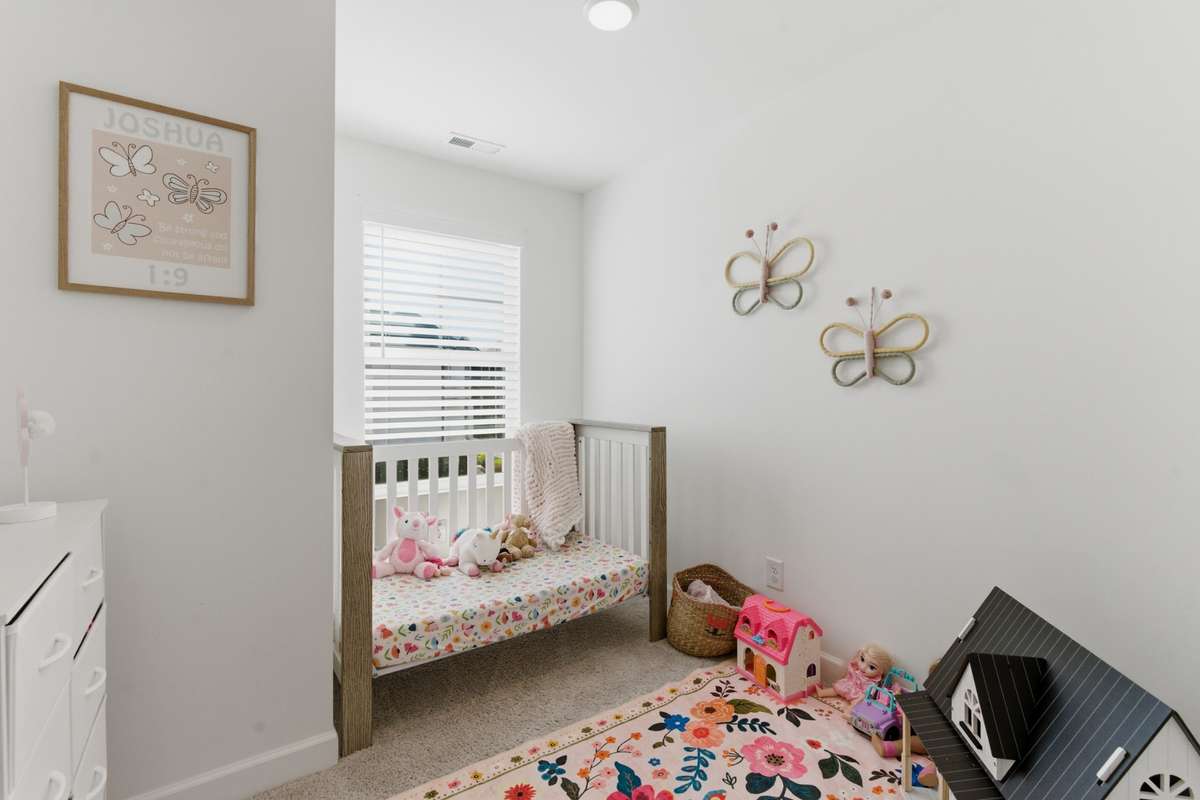 Upstairs office - currently setup as a fourth bedroom