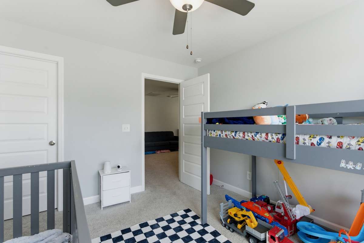 Guest bedroom #2 also includes a walk-in closet