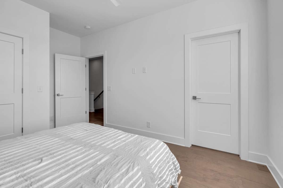 This third bedroom is a split from the primary for privacy as well