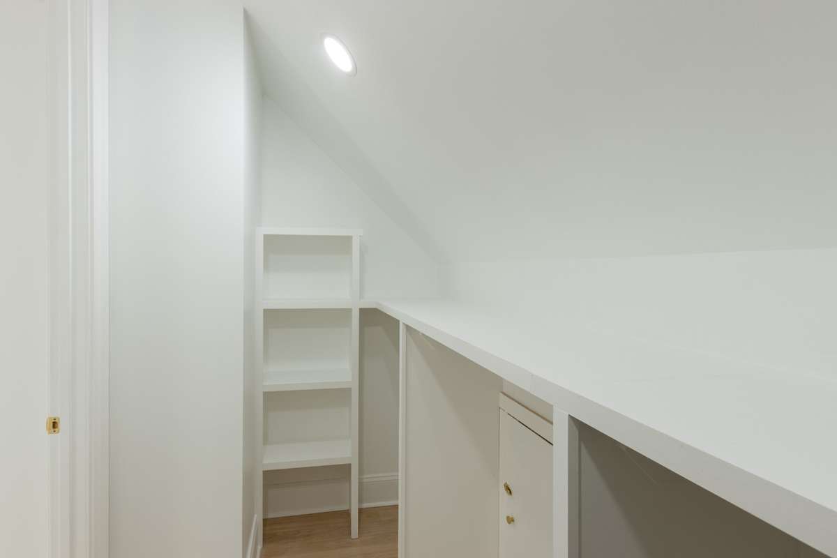 Lots of closets, and storage in this home