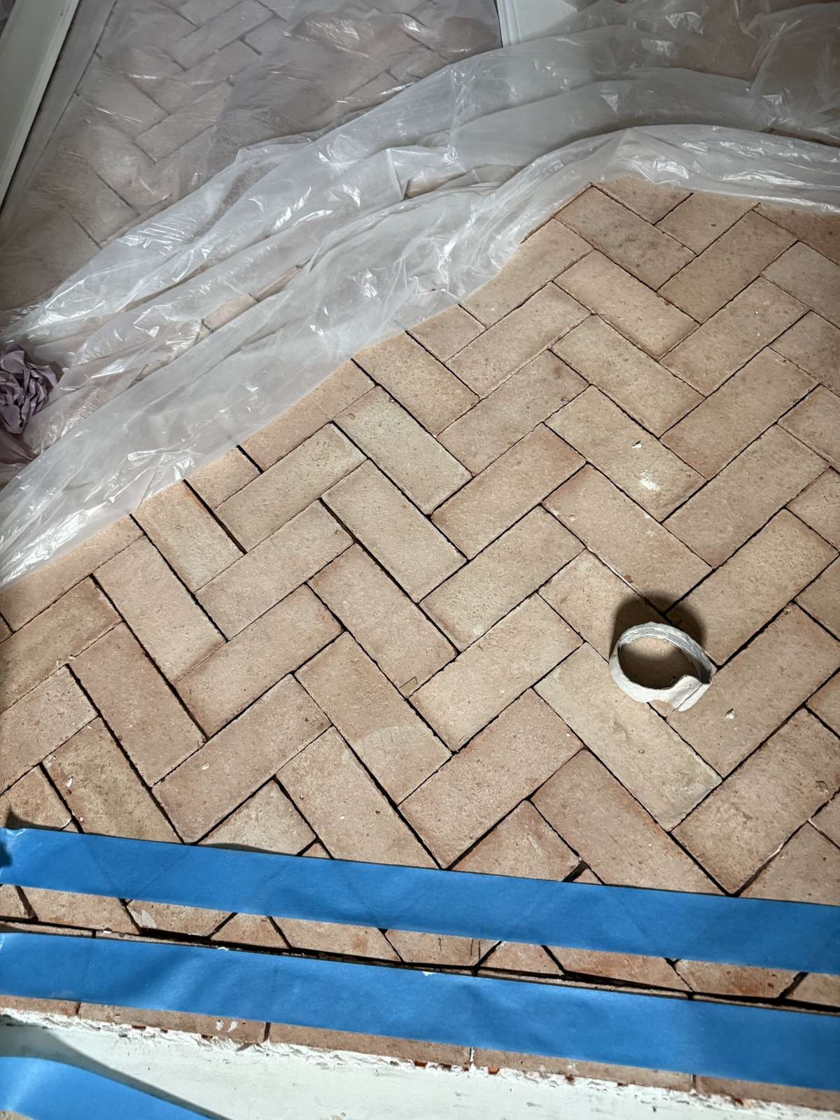 Amazing Tile in the working pantry.  This home is currently under construction. Images represent current progress and are subject to change.