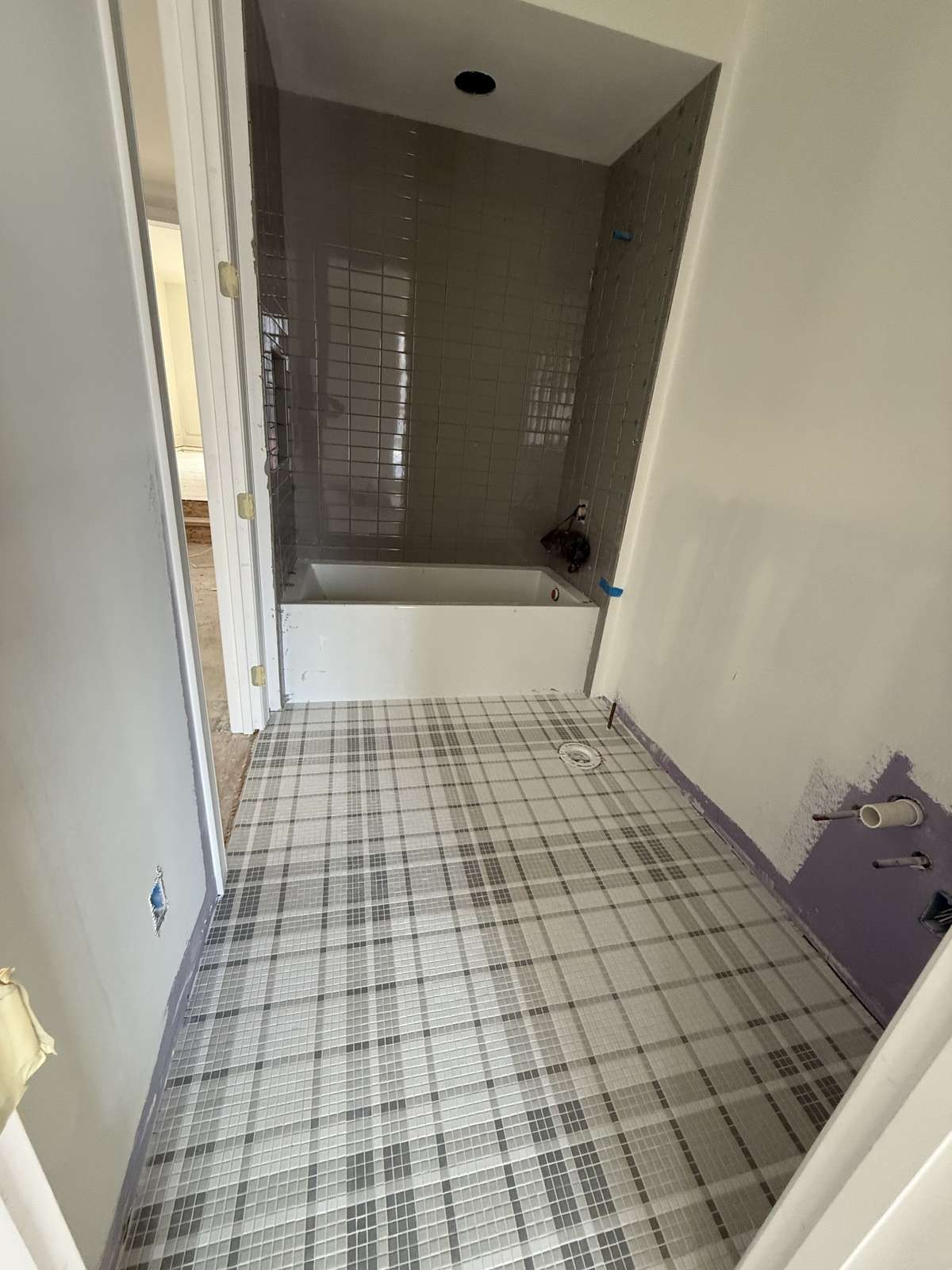 In love with this tile combo . ... This home is currently under construction. Images represent current progress and are subject to change.
