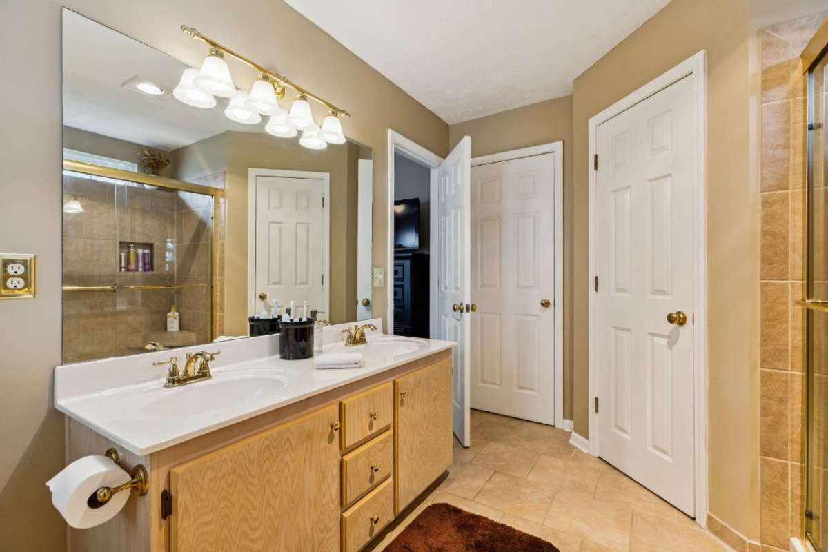Linen closet and double closets