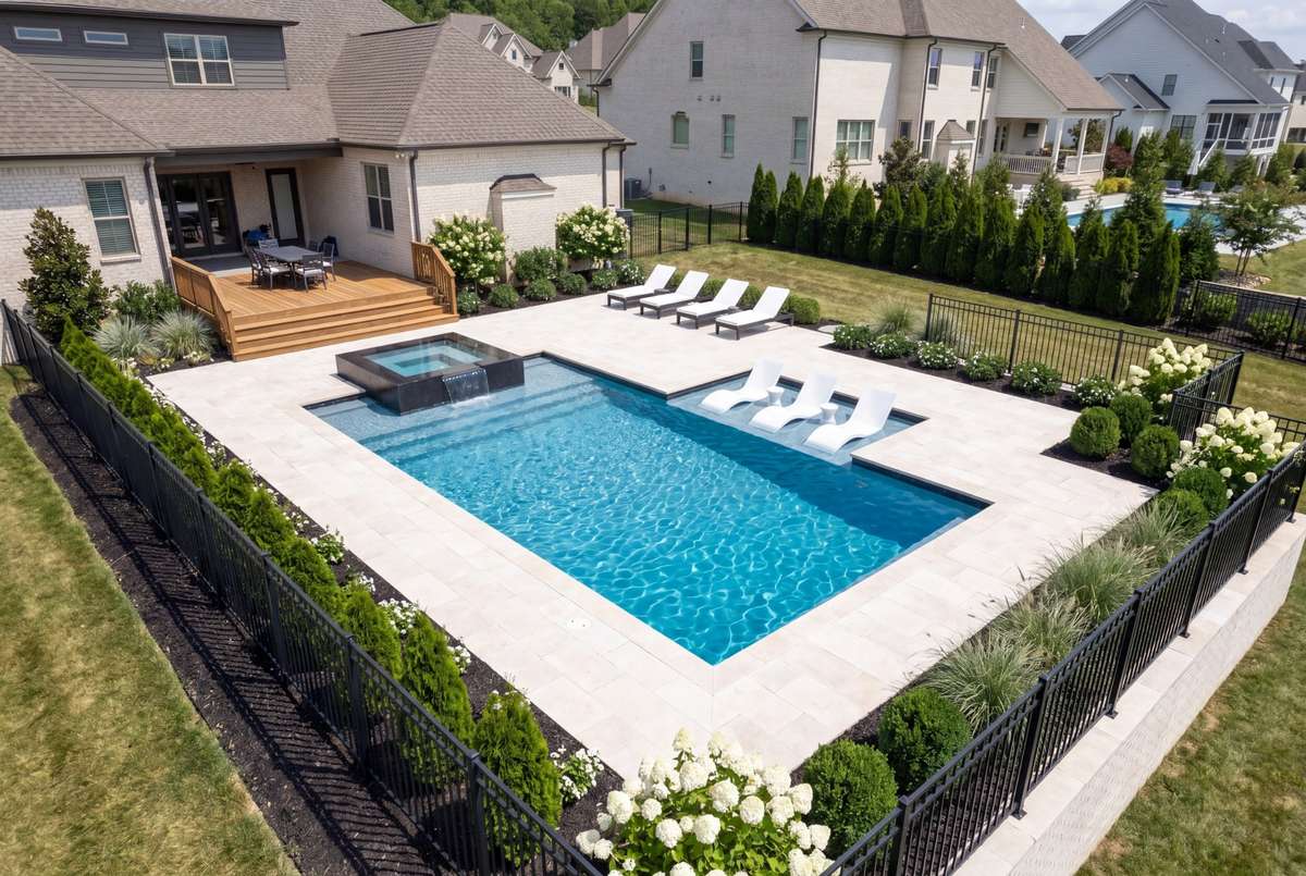 Conceptual pool rendering for inspiration