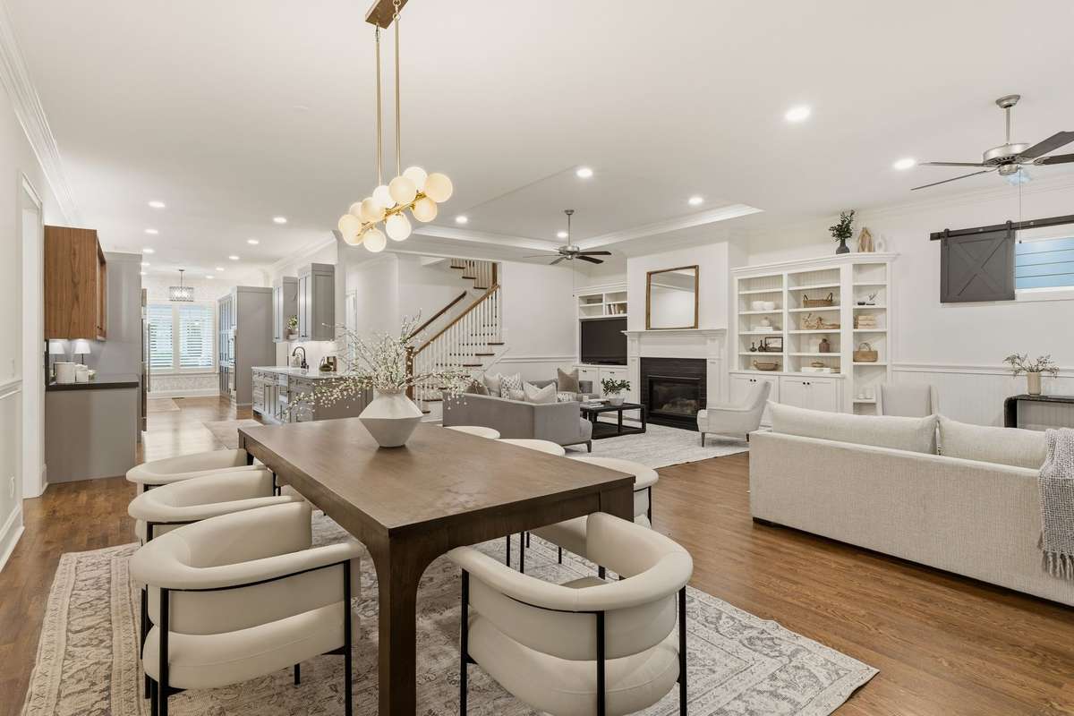 The open floorplan has all the space you could want.