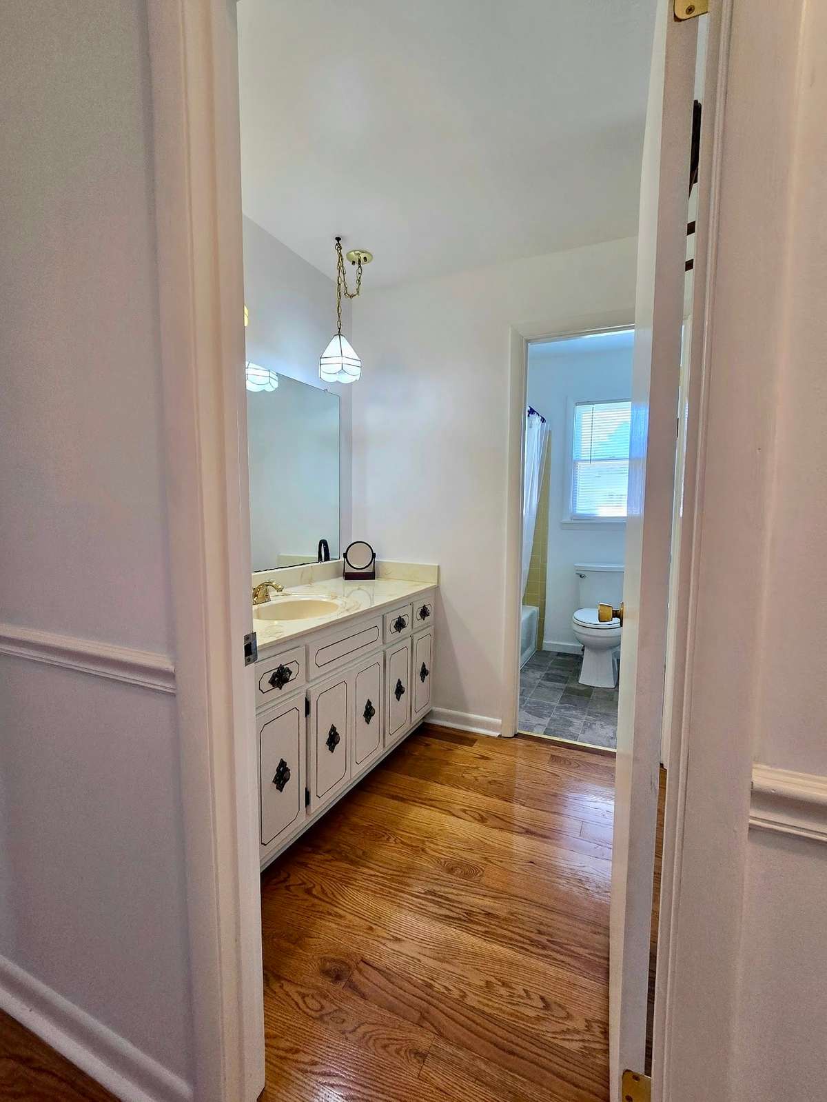 Hallway bathroom