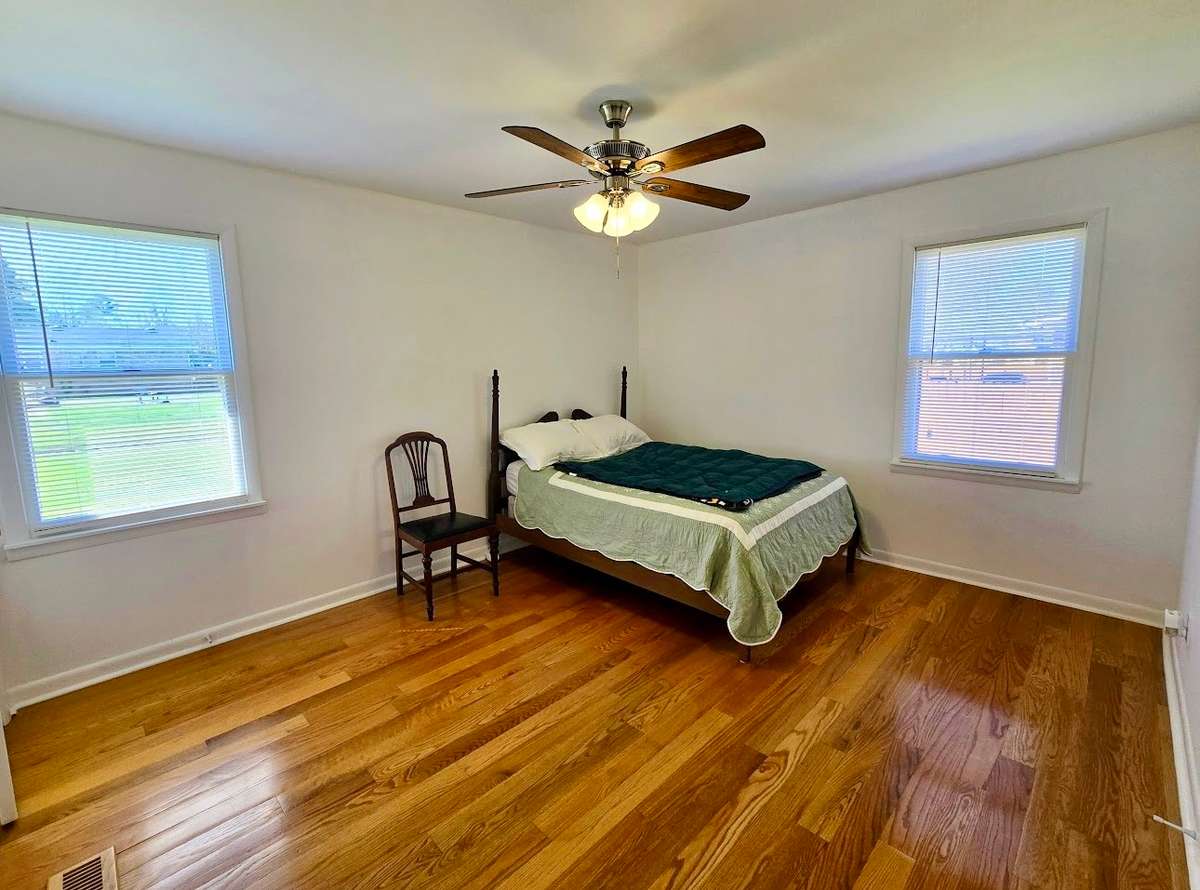 Primary bedroom with bathroom